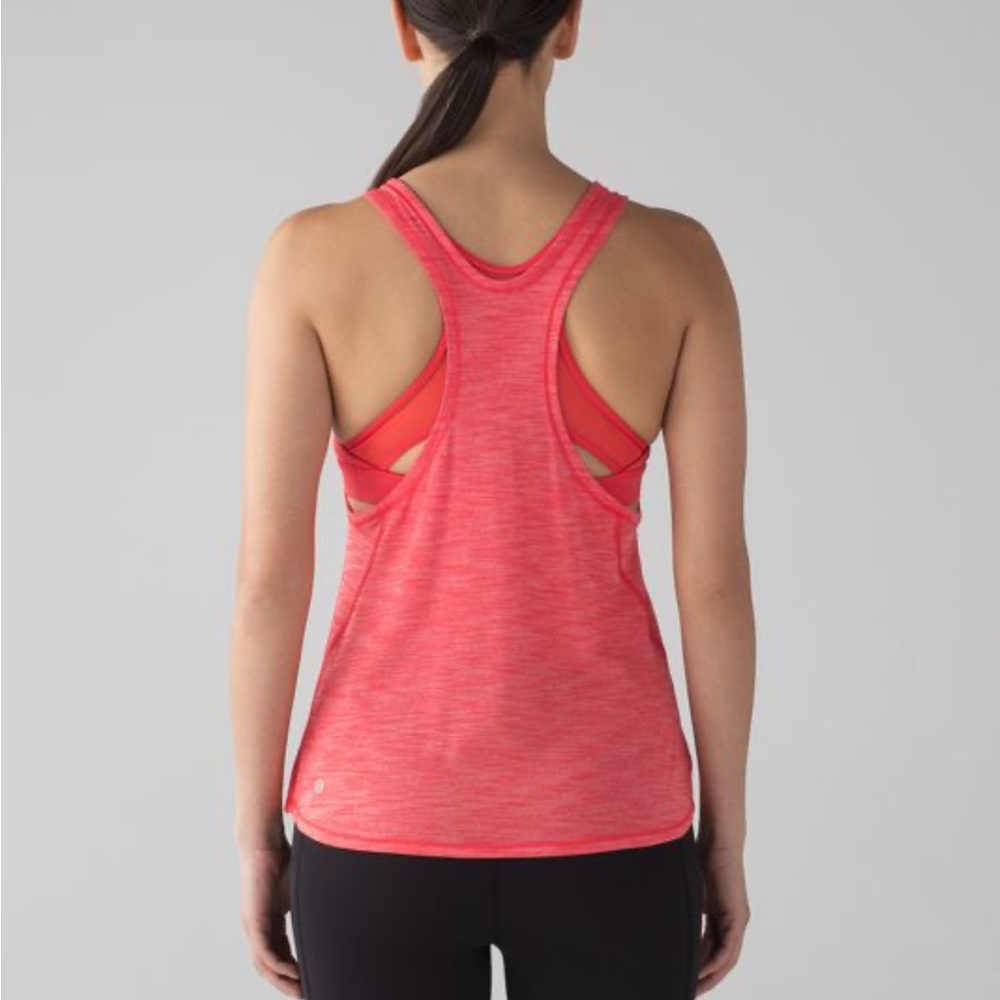 LULULEMON GLIDE AND STRIDE RACERBACK  RUNNING GYM TANK TOP SPORTS BRA SET